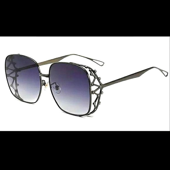 New Women's Polarized Luxury Square Oversized Sunglasses - Picture 8 of 8